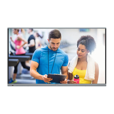 กระดานไวท์บอร์ดแบบโต้ตอบ LCD 4K สมาร์ทบอร์ด 86 นิ้ว 20 คะแนนราคาถูกสำหรับมหาวิทยาลัย
