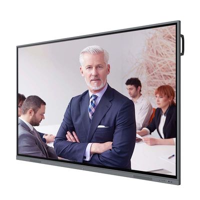 86'' 4K กระดานไวท์บอร์ดแบบโต้ตอบ ไวท์บอร์ดหน้าจอสัมผัส