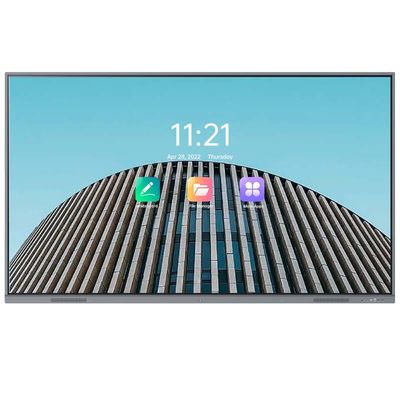 86'' 4K กระดานไวท์บอร์ดแบบโต้ตอบ ไวท์บอร์ดหน้าจอสัมผัส