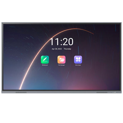 86'' 4K กระดานไวท์บอร์ดแบบโต้ตอบ ไวท์บอร์ดหน้าจอสัมผัส