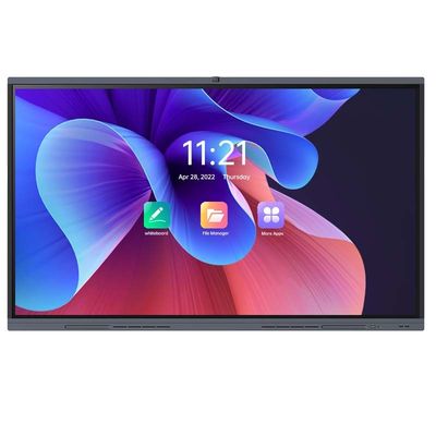 75 H11S กระดานไวท์บอร์ดแบบโต้ตอบ กระดานไวท์บอร์ดอัจฉริยะ 4K UHD Interactive Display