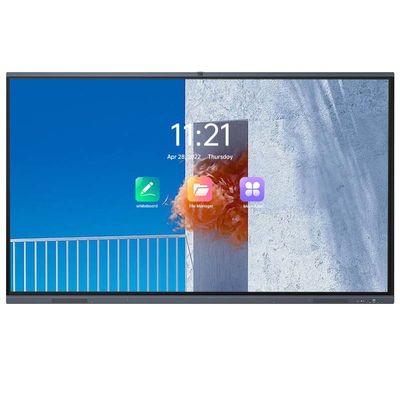 H10S 75 '' Smart Interactive Flat Panel School 4K จอภาพระบบสัมผัส