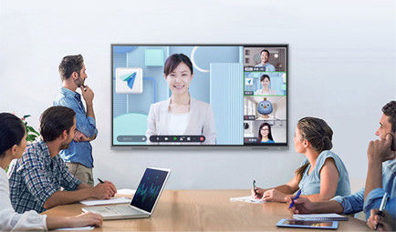 H10S 75 '' Smart Interactive Flat Panel School 4K จอภาพระบบสัมผัส