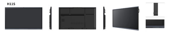 H11S 75 '' 8G RAM Smart Teach Board 4K UHD จอแบนแบบโต้ตอบอัจฉริยะสำหรับโรงเรียน