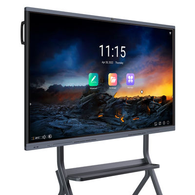 H11D กระดานไวท์บอร์ดแบบโต้ตอบขนาด 75 นิ้ว Smart Digital Board พร้อมจุดสัมผัส 40 จุด