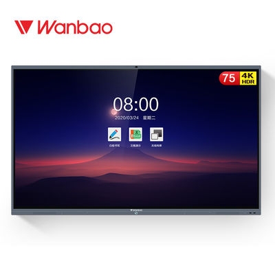55 นิ้ว 65 นิ้ว 75 นิ้ว 86 นิ้ว Smart Board Interactive Flat Panel สำหรับการประชุม