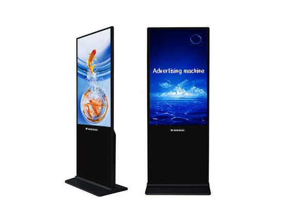 เครื่องเล่นโฆษณา LCD ตั้งพื้นสำหรับ Android ขนาด 43 &quot;50&quot; 55 &quot;65&quot;