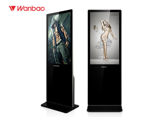 เครื่องเล่นโฆษณา LCD ตั้งพื้นสำหรับ Android ขนาด 43 &quot;50&quot; 55 &quot;65&quot;