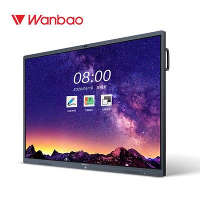 ไวท์บอร์ดอินเทอร์แอคทีฟ LCD อินฟราเรดอัจฉริยะ 4K 75 นิ้ว