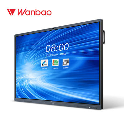ไวท์บอร์ดอินเทอร์แอคทีฟ LCD อินฟราเรดอัจฉริยะ 4K 75 นิ้ว