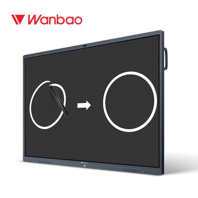20 Point Touch TV การศึกษาไวท์บอร์ดอินเตอร์แอกทีฟวิดีโอบนเครือข่าย 86 นิ้ว