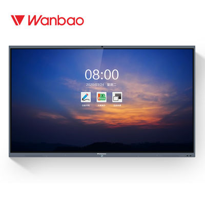 86 นิ้วอินเตอร์แอคทีฟแบนหน้าจอสัมผัส Multi Interactive Smart Board LED LCD
