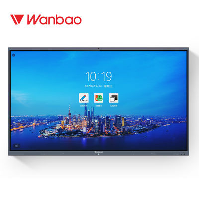 86 นิ้วอินเตอร์แอคทีฟแบนหน้าจอสัมผัส Multi Interactive Smart Board LED LCD