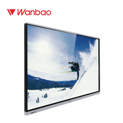 กระดานไวท์บอร์ดแบบโต้ตอบติดผนังแบบ 4K สำหรับห้องเรียน