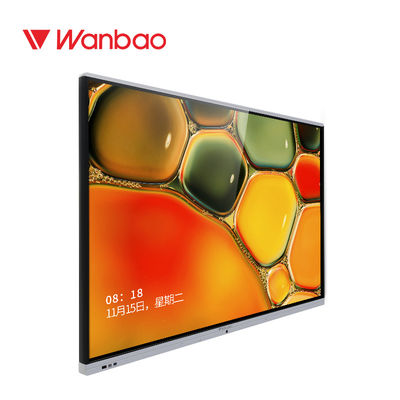 75 '' กระดานห้องเรียนดิจิตอลอัจฉริยะแบบตั้งพื้น Touch All In One PC