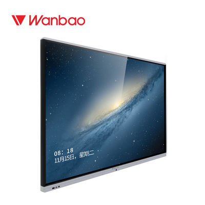 กระดานไวท์บอร์ดแบบโต้ตอบติดผนังแบบ 4K สำหรับห้องเรียน