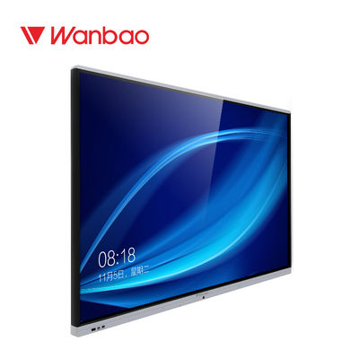 75 '' กระดานห้องเรียนดิจิตอลอัจฉริยะแบบตั้งพื้น Touch All In One PC