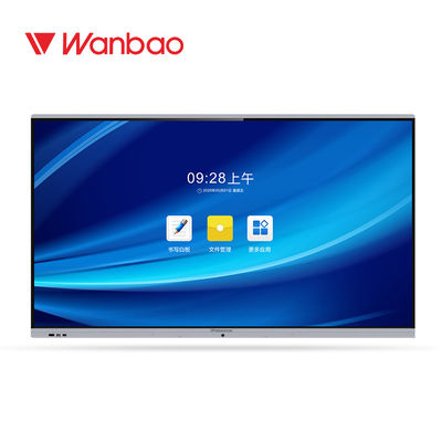 ไวท์บอร์ดแบบโต้ตอบของ Office Office Smart Interactive 75 '' LED 4K IR Touch Digital TV