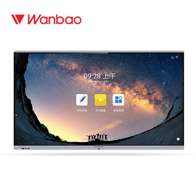 4k แบบบูรณาการแผงอินเตอร์แอคทีสมาร์ทหน้าจอสัมผัสขนาดใหญ่ 65 '' 75 &quot;86&quot;