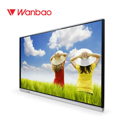 กระดานไวท์บอร์ดอิเล็กทรอนิกส์แบบโต้ตอบ LCD อิเล็กทรอนิกส์มัลติมีเดียขนาด 55 นิ้วการศึกษาออนไลน์
