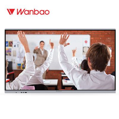 หน้าจอสัมผัส LCD กระดานไวท์บอร์ดแบบโต้ตอบ กระดานโต้ตอบอิเล็กทรอนิกส์สำหรับการขาย