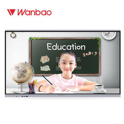 86 นิ้ว Smart Interactive Flat Panel 4K Digital Classroom Dual System