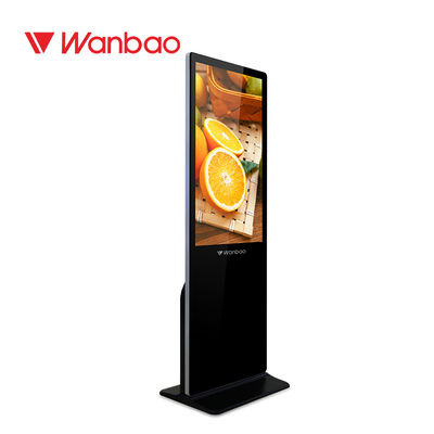 เครื่องเล่นโฆษณา LCD แบบตั้งพื้นขนาด 43 นิ้วพร้อมฟังก์ชั่นออกอากาศอัจฉริยะ