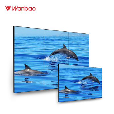จอแสดงผลขนาด 55 &quot;DID Lcd Video Wall พร้อมฝาแคบ 5.3 มม. พร้อมแสงพื้นหลัง LED