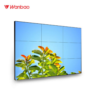 3X9 46 นิ้ว LCD Splicing หน้าจอ 6.7mm LCD Video Wall สำหรับรัฐบาลท้องถิ่น