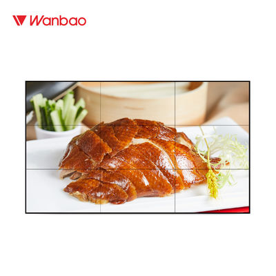 แผงผนังวิดีโอ LCD หลายแผงพร้อมกรอบ Super Narrow 5.3 มม. 55 นิ้ว