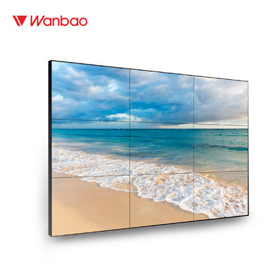 จอแสดงผลขนาด 55 &quot;DID Lcd Video Wall พร้อมฝาแคบ 5.3 มม. พร้อมแสงพื้นหลัง LED
