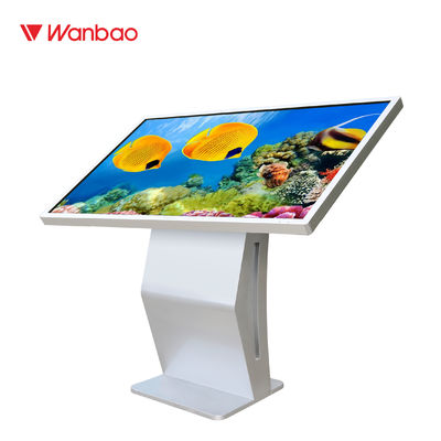 กำหนดแบบสอบถามดิจิตอลหน้าจอสัมผัสแนวนอนเครื่องตู้บริการตนเอง LCD