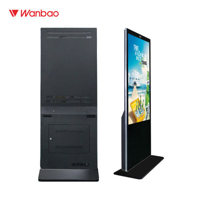 Totem Floor Led Stand ป้ายดิจิตอลหน้าจอแสดงผลโฆษณา LCD ในร่ม