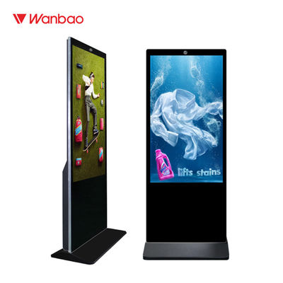 Totem Floor Led Stand ป้ายดิจิตอลหน้าจอแสดงผลโฆษณา LCD ในร่ม