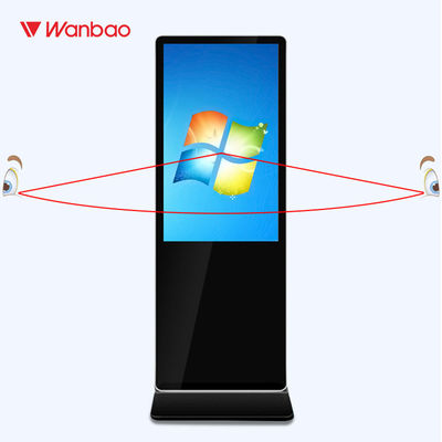 ตั้งพื้นป้ายโฆษณาในร่ม LCD ป้ายดิจิตอล WiFi Full HD Digital Advertising Panel