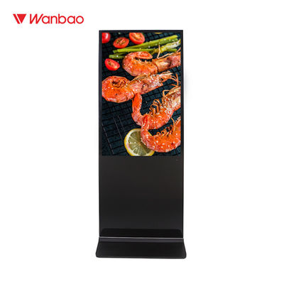 Totem Floor Led Stand ป้ายดิจิตอลหน้าจอแสดงผลโฆษณา LCD ในร่ม
