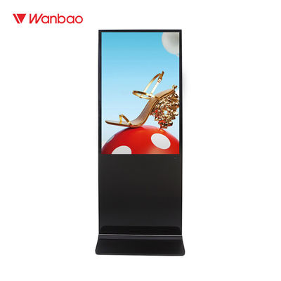 จอแสดงผลป้ายอิเลคทรอนิกส์ WiFi ในร่มแผงโฆษณาดิจิทัล Full HD