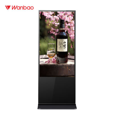 1080P Floor Standing LCD เล่นโฆษณาระบบ Android Android