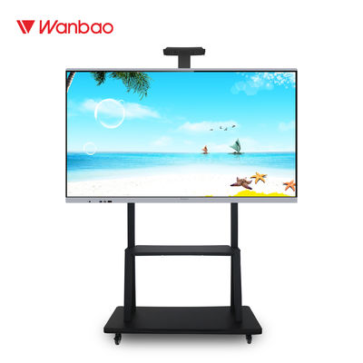 จอแสดงผลดิจิตอลอัจฉริยะแบบโต้ตอบอัจฉริยะ 4K แบบติดผนังสำหรับสำนักงาน