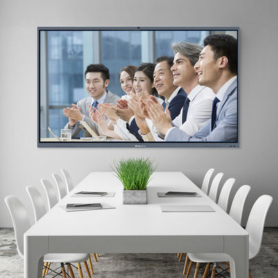 3840*2160 HD Smart Business Touch Screen กระดานไวท์บอร์ดแบบโต้ตอบ 100 นิ้ว