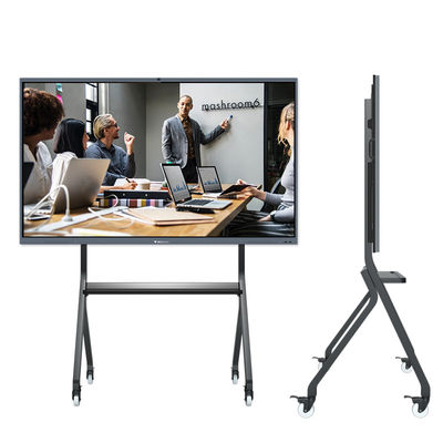 100 '' Digital Interactive Board Smart Digital IR Whiteboard ขาตั้งจอแสดงผลแบบโต้ตอบสำหรับการประชุม