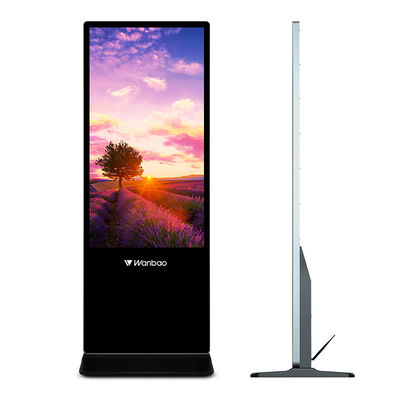 หน้าจอสัมผัส Totem ป้ายดิจิตอล Android ขนาด 4 นิ้วขนาด 55 นิ้ว