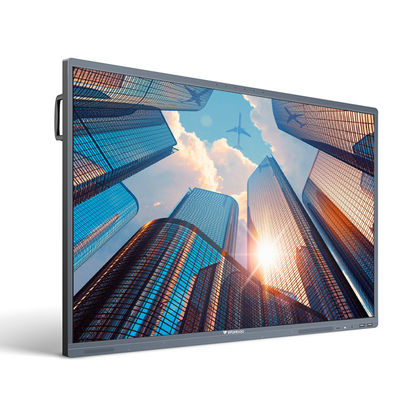 86 incn โรงงานขายส่ง OEM IR touch หน้าจอโต้ตอบสมาร์ทไวท์บอร์ดดิจิตอล all in one flat panel