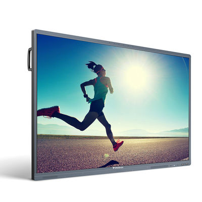 65 นิ้ว UHD 4k นำจอสัมผัสแบบโต้ตอบ LCD สมาร์ทบอร์ดทีวีพร้อมพีซี All In One
