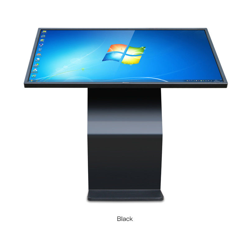 65 '' ป้ายอิเล็กทรอนิกส์แนวนอน HD Wi-Fi Network Touch LCD Screen Query Machine