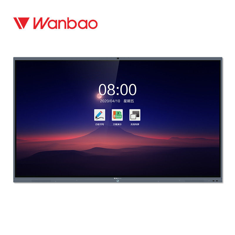 Interactive Digital Smart Board อุปกรณ์การศึกษาอิเล็กทรอนิกส์สำหรับโรงเรียน 55/65/75/86/100 นิ้ว