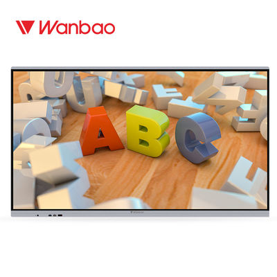 ไวท์บอร์ดแบบโต้ตอบ LCD ทั้งหมดในหนึ่งเดียว 86 นิ้วการสอนใช้ 4K Display Touch