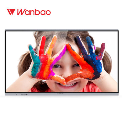 กระดานไวท์บอร์ดอิเล็กทรอนิกส์แบบโต้ตอบ LCD อิเล็กทรอนิกส์มัลติมีเดียขนาด 55 นิ้วการศึกษาออนไลน์