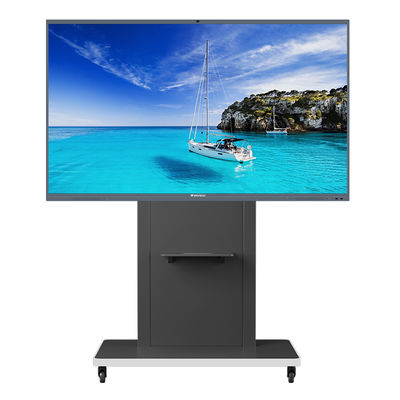 หน้าจอสัมผัสโปรเจคเตอร์สมาร์ทบอร์ดขนาด 75 นิ้วแบบโต้ตอบกระดานดิจิตอลแบบโต้ตอบเพื่อการศึกษาด้วยระบบหน้าต่าง